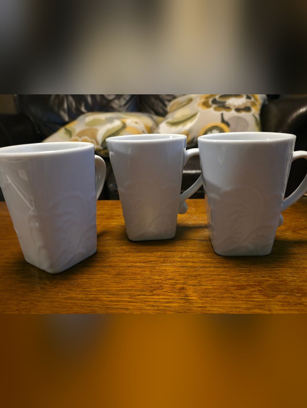4/$25 Deal! Corelle White Q Ceramic Mugs (Set of 3)